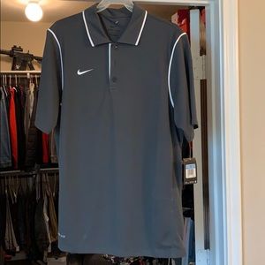Nike dri-fit collar shirt